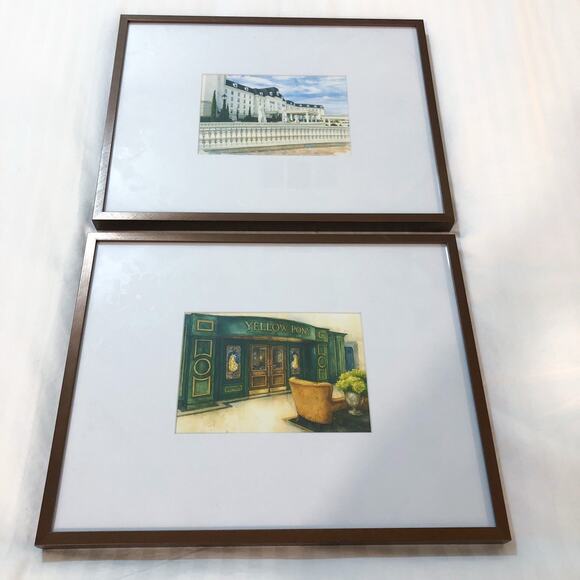 World Equestrian Center Watercolor Style Framed Prints - Picture 2 of 5
